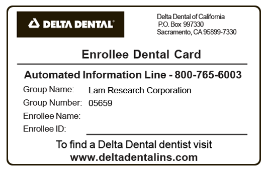 delta dental card